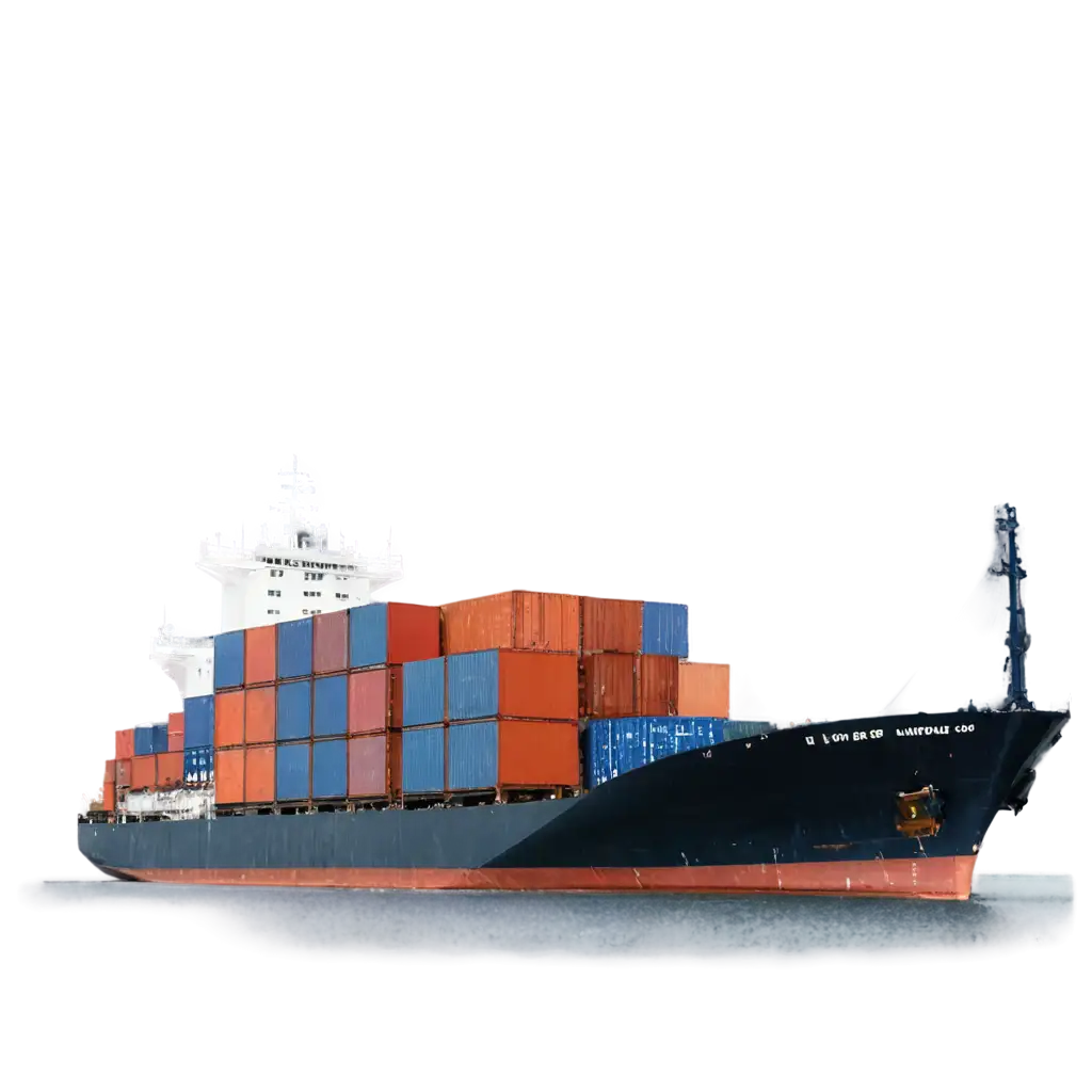 Cargo-Ship-of-Containers-PNG-Image-for-Versatile-Applications