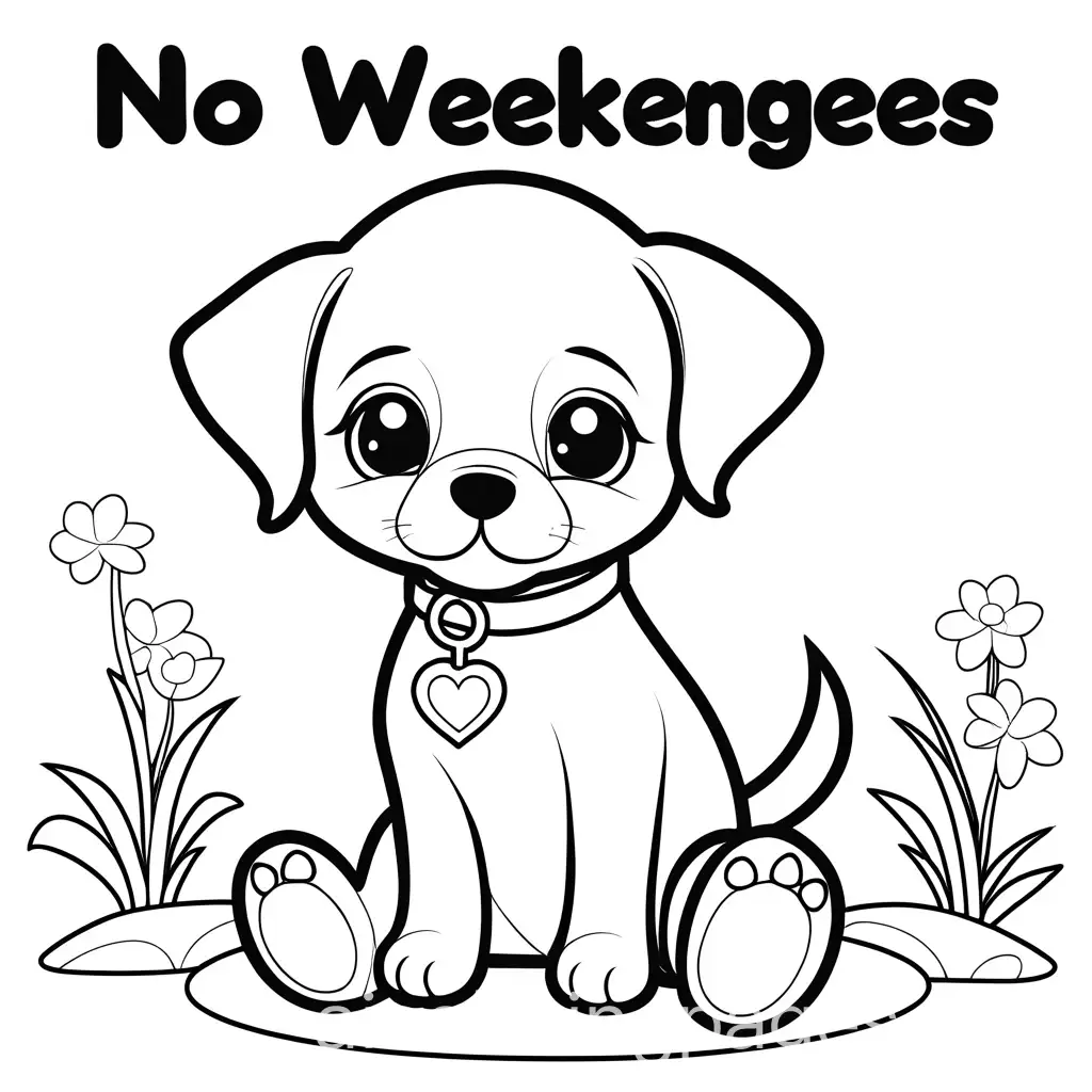 Adorable-Puppy-Prohibits-Weekend-Discharges-Coloring-Page