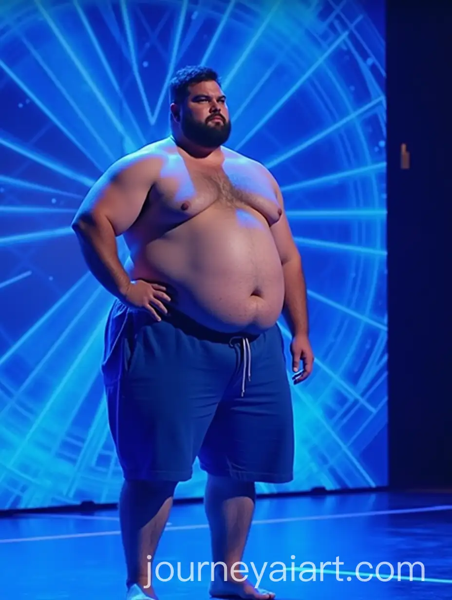 Confident-Shirtless-Man-on-Americas-Got-Talent-Stage-Under-Neon-Lights