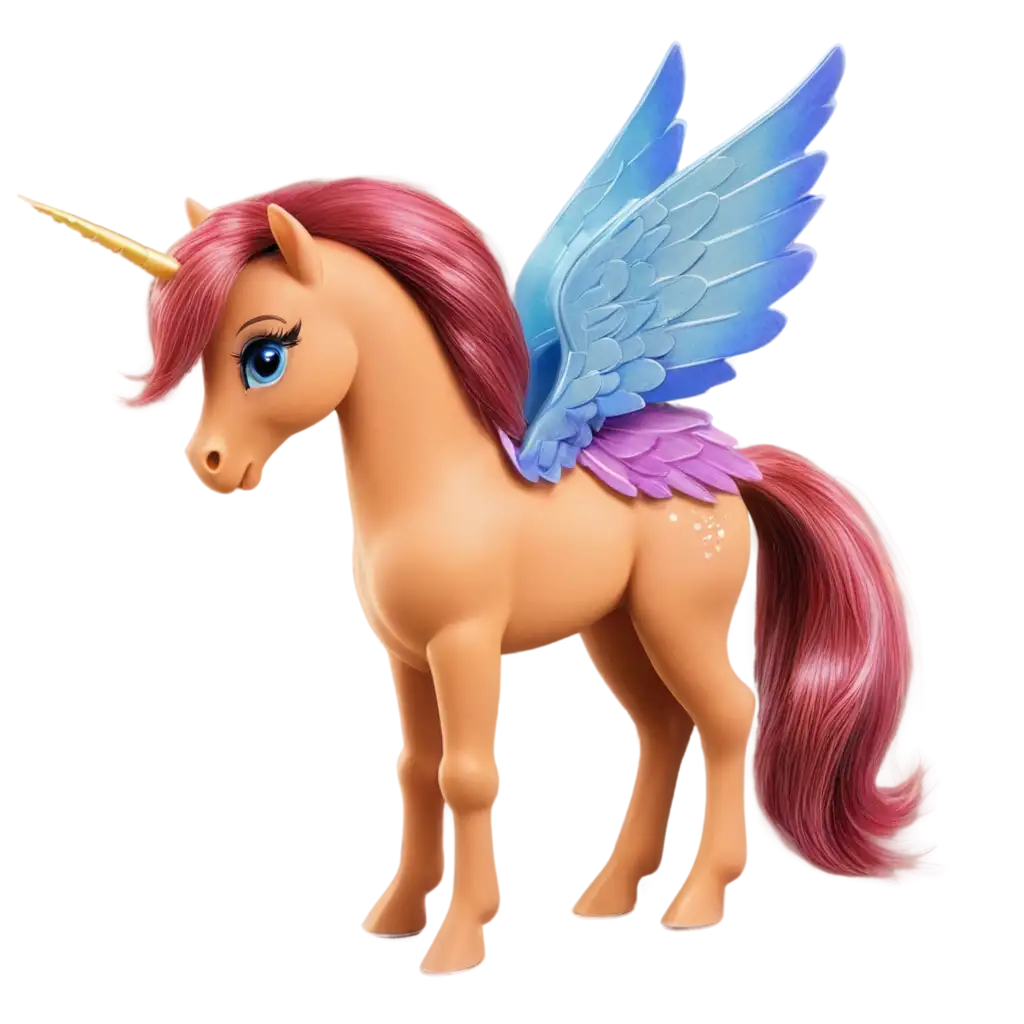 Colorful-Pony-PNG-with-Sparkling-Wings-and-Beautiful-Mane-for-Creative-Projects