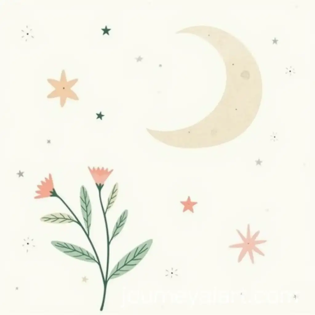 Minimalist-Abstract-Plants-Stars-andAI-Image-Prompt-Expansion-Moons-with-Handwritten-Quotes-in-Pastel-Tones