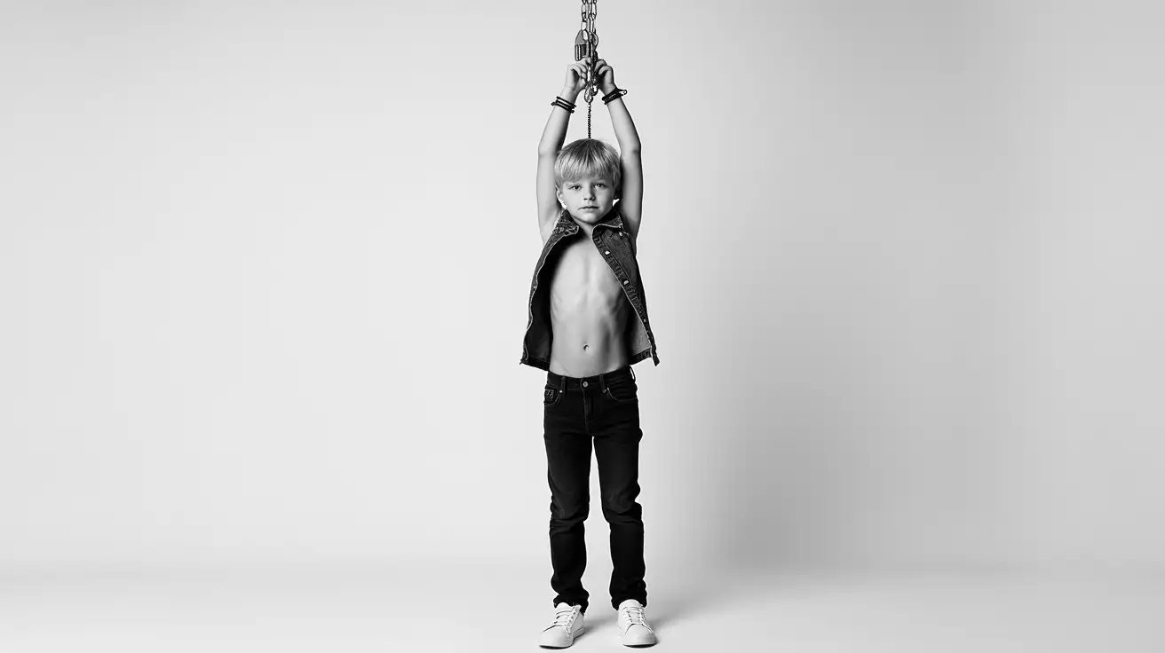 Teen-Athlete-Calvin-Klein-Kids-Model-Monochrome-Style