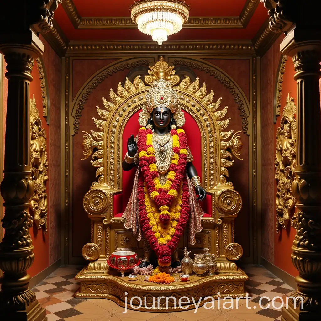 KrishnaAI-Art-Prompt-Expansion-Worships-Lord-Mahavishnu-in-Puja-Room