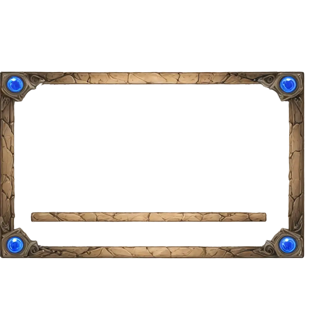 Enhance-Your-RPG-Game-Interface-with-a-HighQuality-PNG-Rectangular-UI-Frame