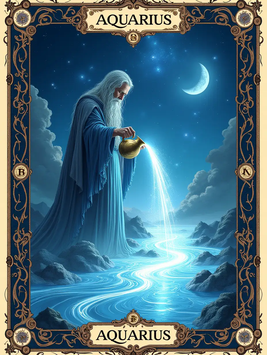 Mystical-Aquarius-Tarot-Card-with-Glowing-Water-and-Starry-Sky