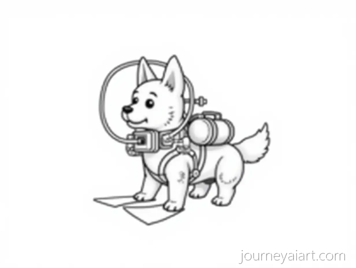 Corgi-in-Advanced-Scuba-Diving-Gear-MidDive-withCorgi-in-Scuba-Gear-Sidemount-Configuration