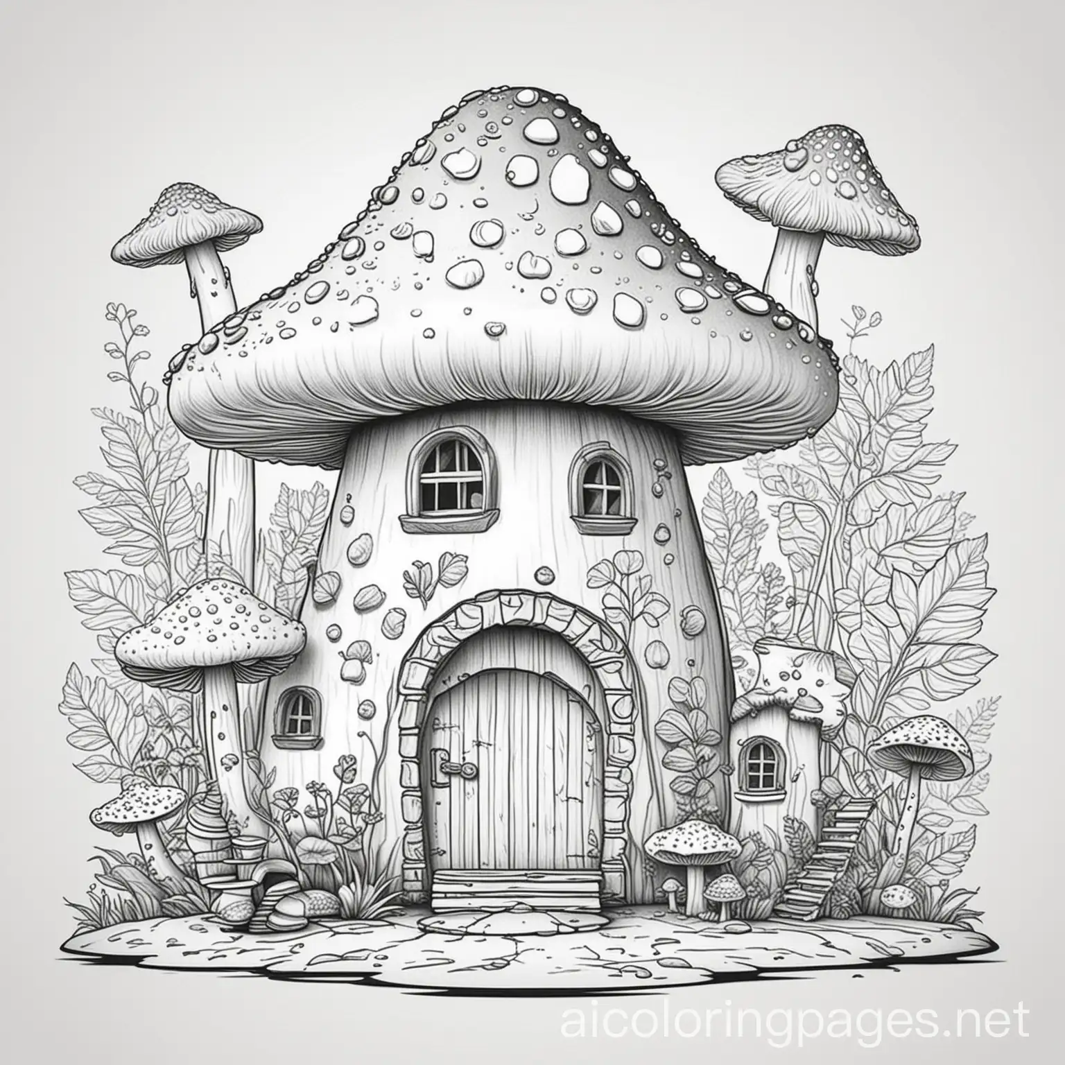 Enchanted-Mushroom-House-Coloring-Page-for-Kids