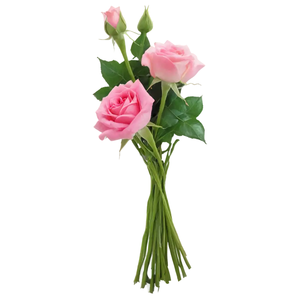 Beautiful-Pink-Roses-Bouquet-PNG-Perfect-for-Any-Design-Need