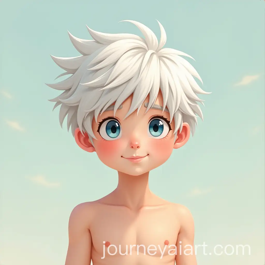 Boy-with-Blue-Eyes-and-White-Hair-in-Soft-Daytime-Portrait