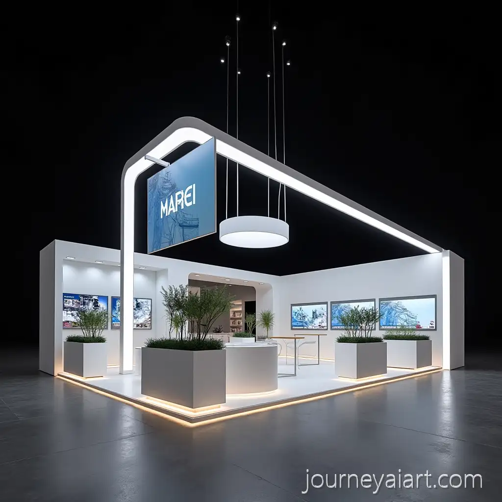 Modern-Exhibition-Stand-with-LED-Screen-Info-Counters-and-Bar