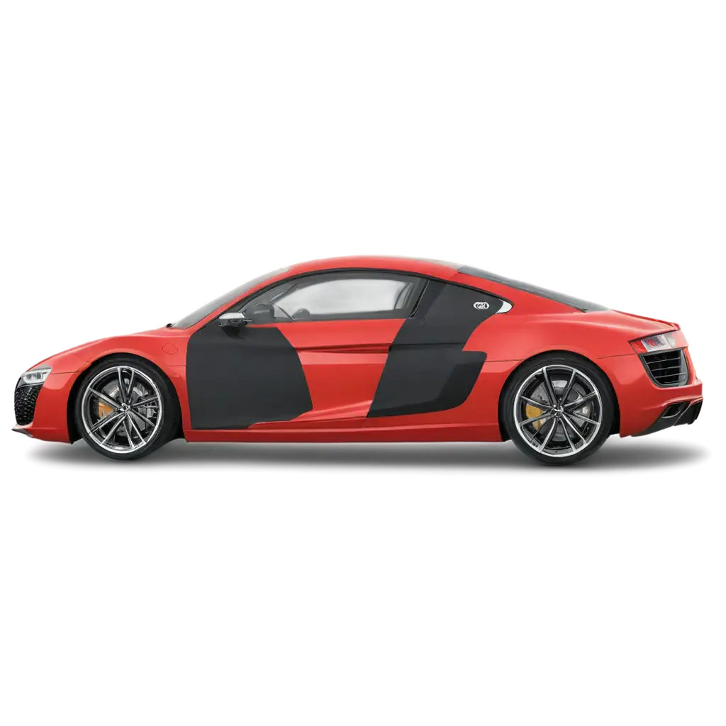 HighQuality-PNG-Image-of-Red-Audi-R8-Side-View-Enhance-Your-Design-Projects-with-Clarity