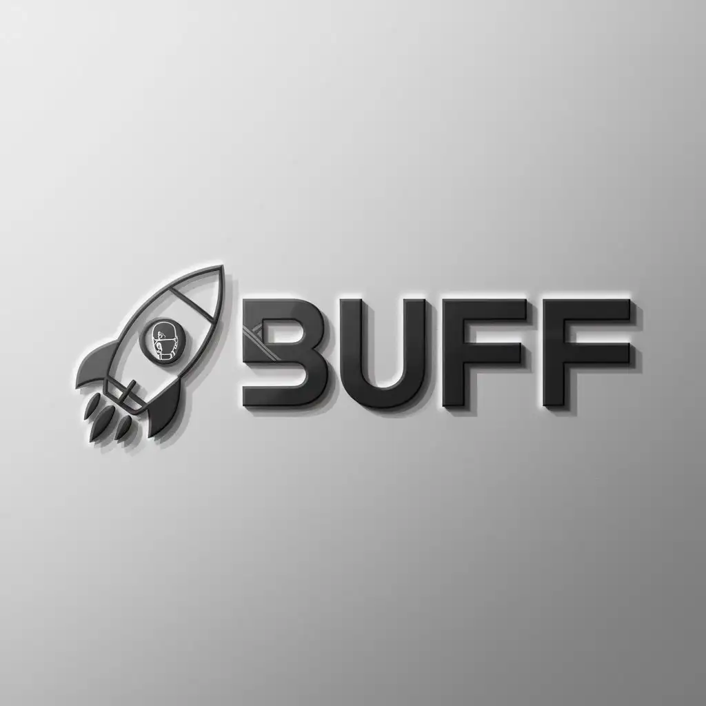 LOGO-Design-For-Buff-Rocketthemed-Logo-with-Cosmonaut-Inspiration