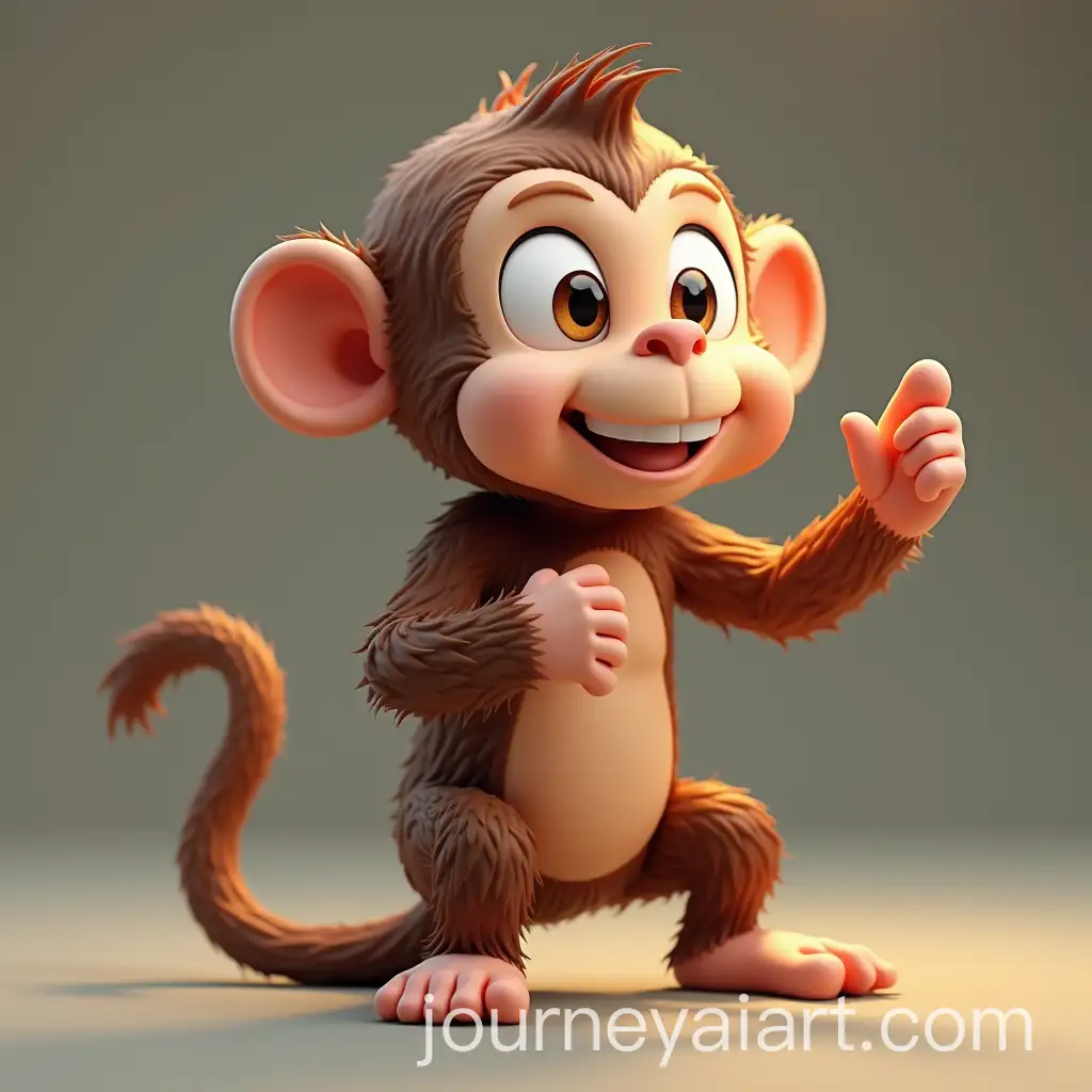 CloseUp-of-3D-Monkey-Feet-in-Detailed-Art-Style