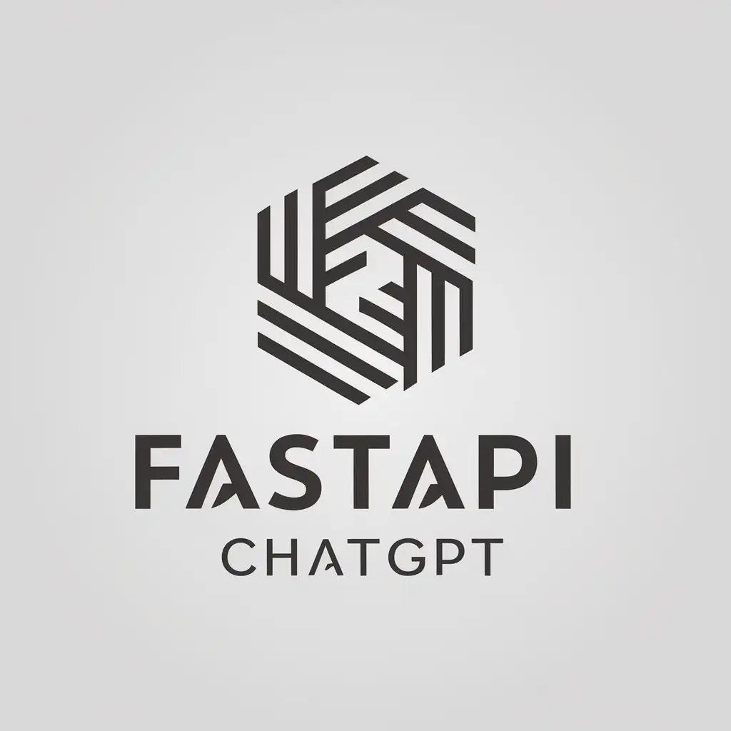 LOGO Design for FastAPI ChatGPT Modern Vector Logo for Technology Industry