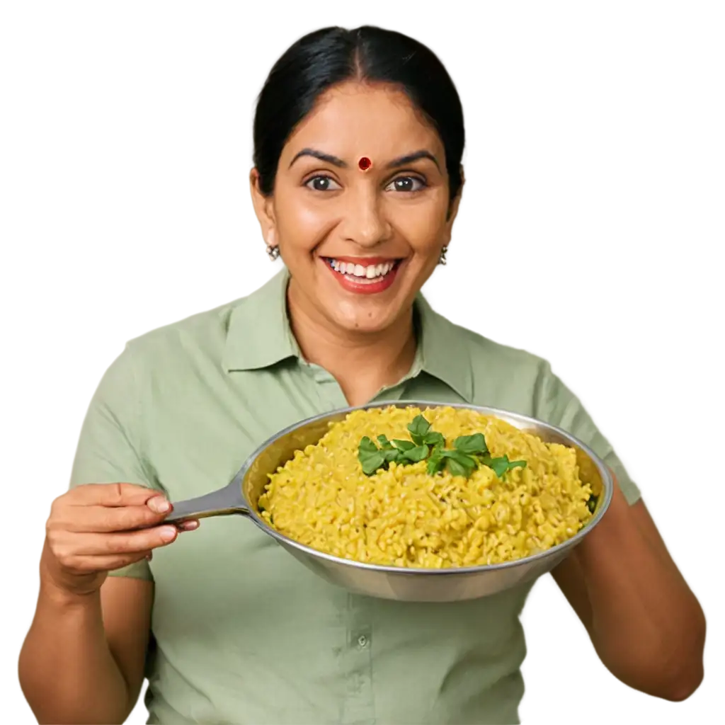 PNG-Image-of-Happiness-on-Eating-Khichdi-A-Visual-Delight