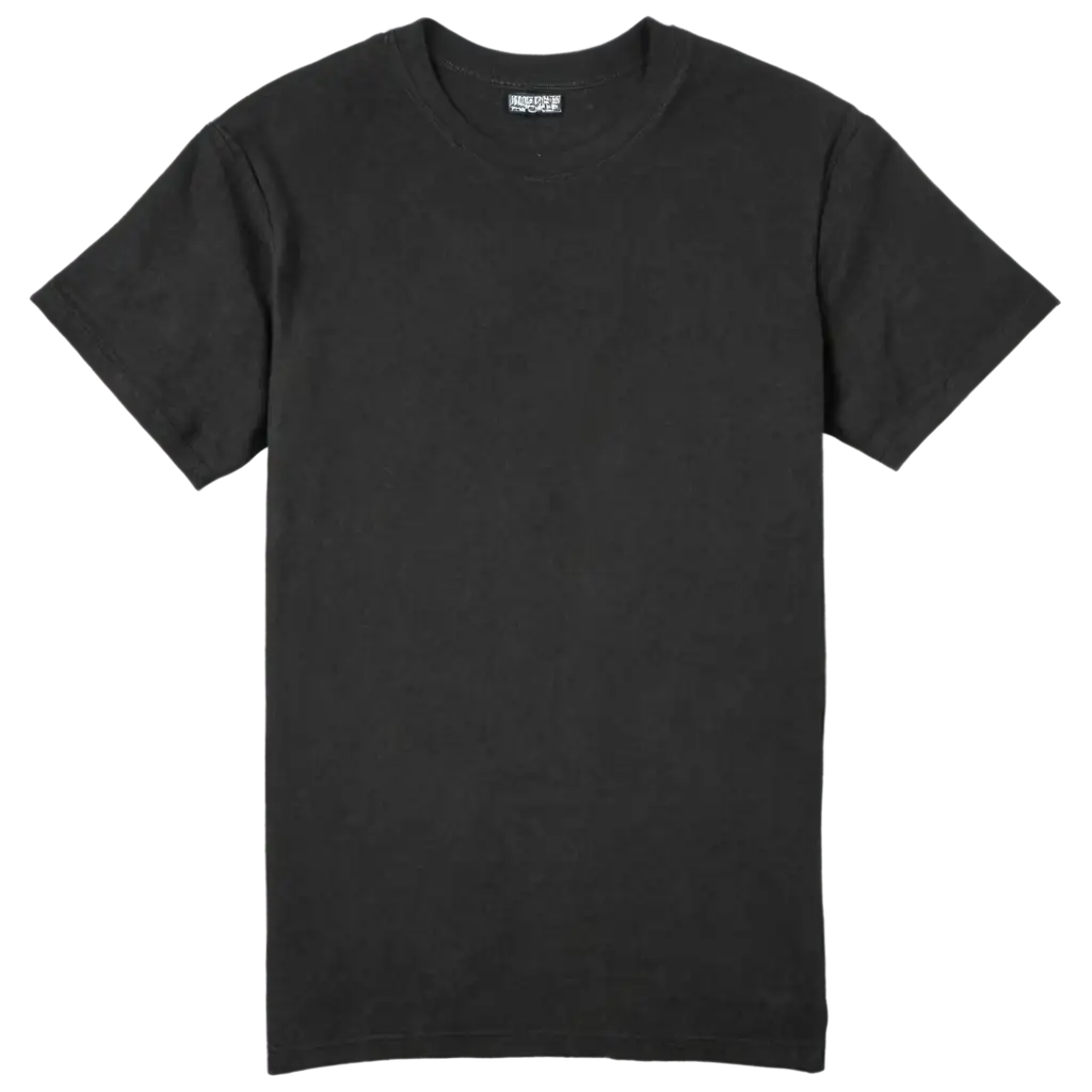 HighQuality-PNG-Image-of-a-Plain-White-TShirt-on-a-Black-Background