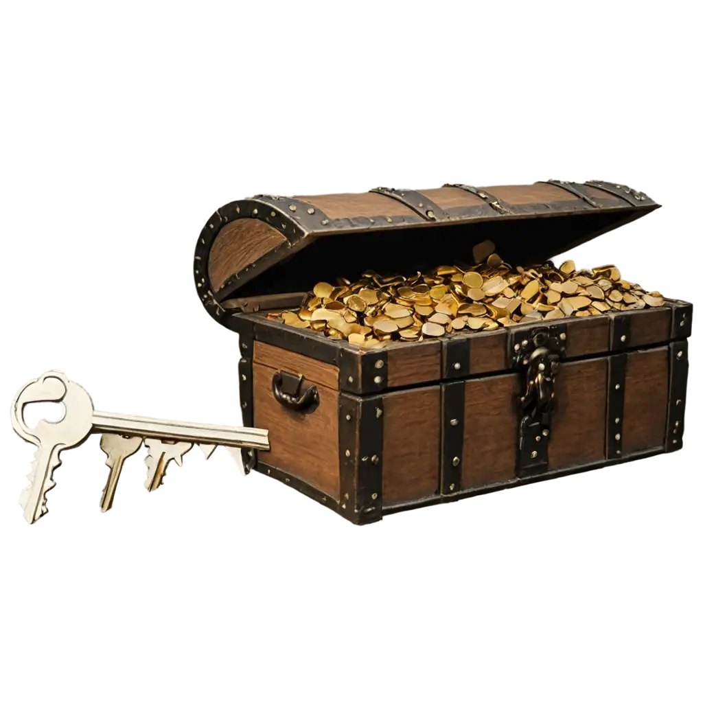 Treasure-Chest-with-Key-PNG-Image-HighQuality-Graphic-for-Creative-Use