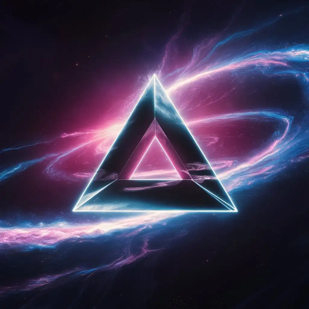 3D-Triangle-in-Cosmic-Neon-Space