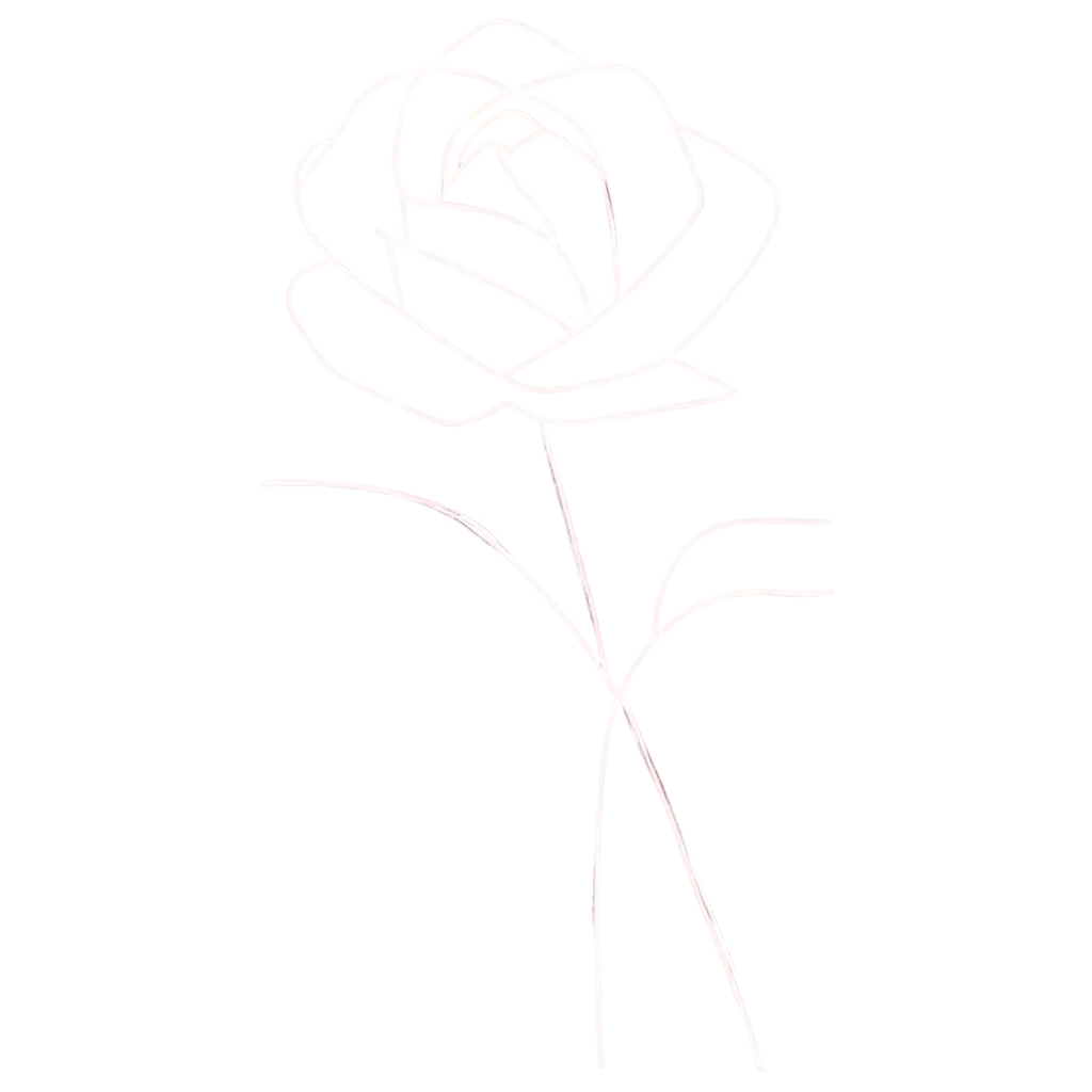 Minimalist-Rose-PNG-Image-Elegant-Lines-for-Artistic-Creations