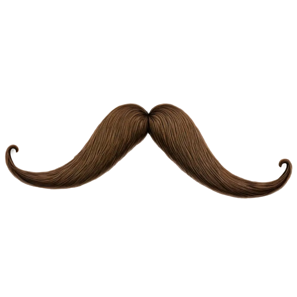 Create-a-PNG-Image-of-a-Fake-Mustache-at-a-45Degree-Angle-Unique-and-Versatile-Visual-Representation