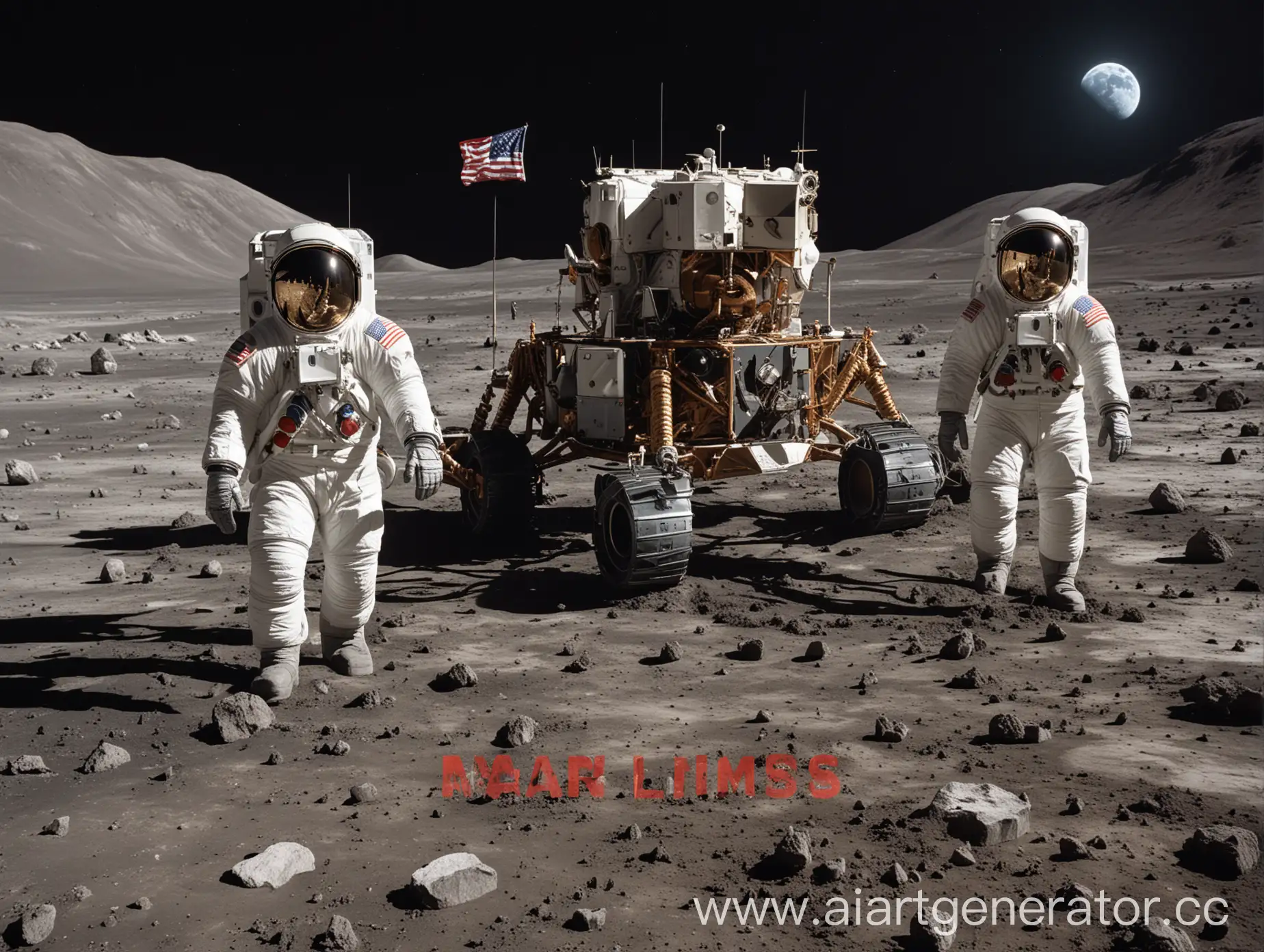 NASA-Lunar-Landing-Conspiracy-Astronauts-with-Exposed-Faces-on-the-Moon