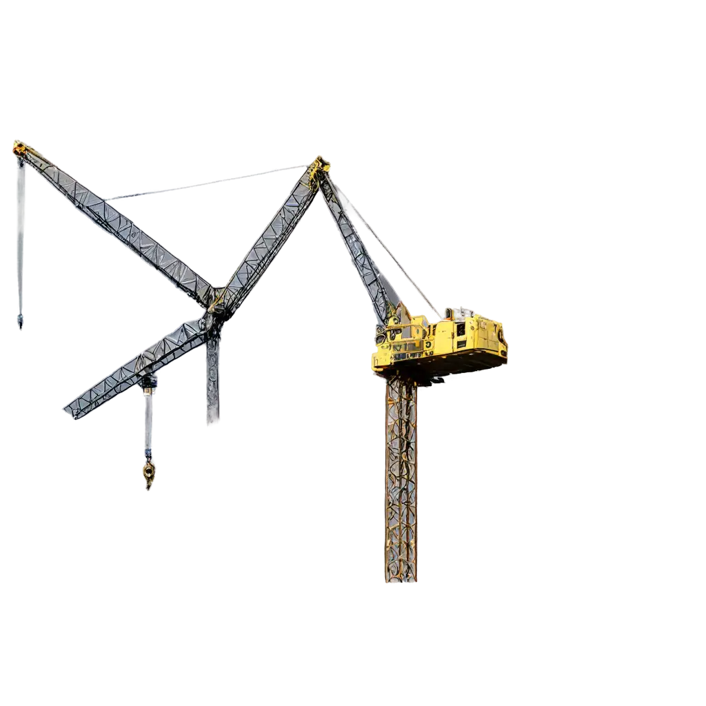 HighQuality-PNG-Image-of-a-Construction-Crane-for-Versatile-Usage