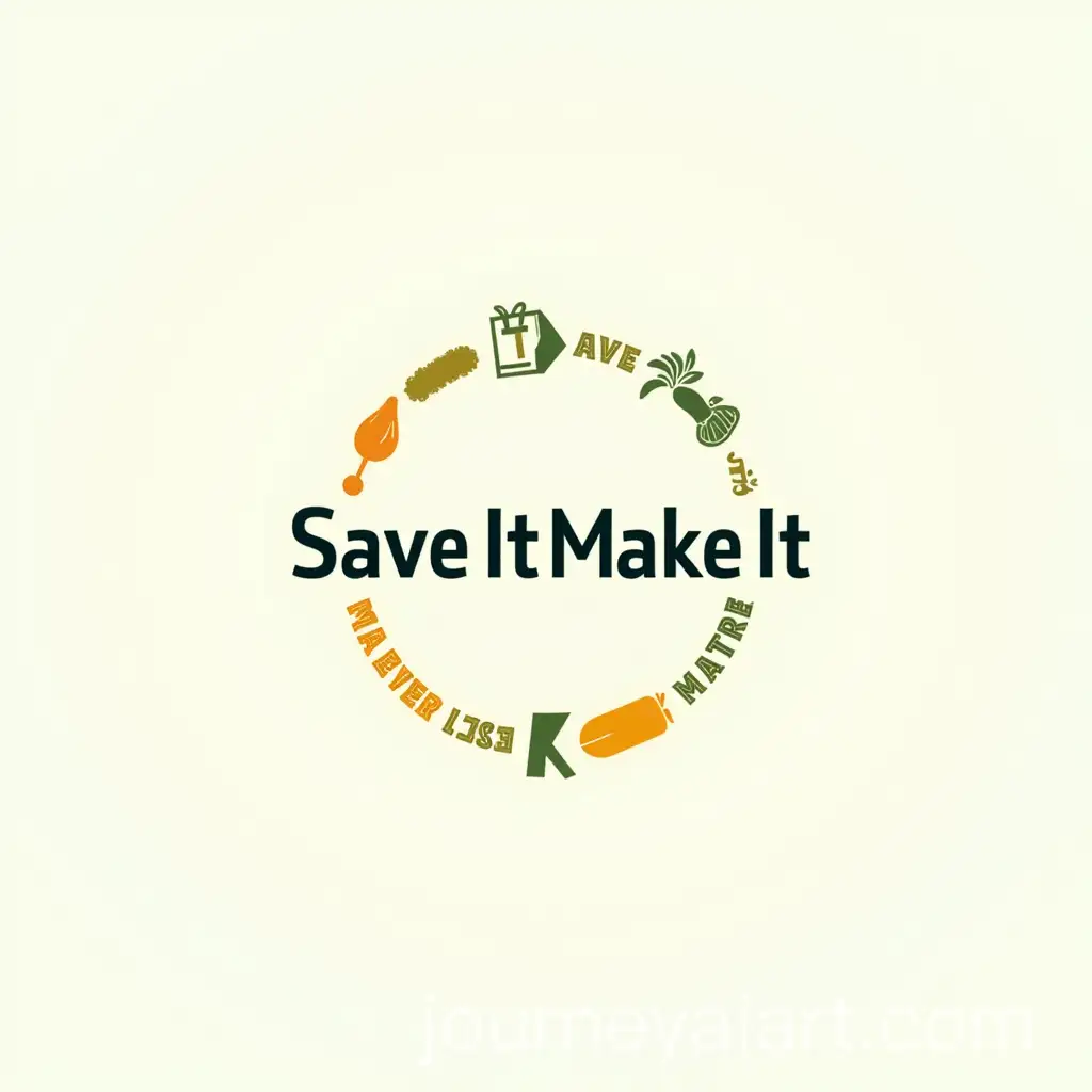 Circular-Logo-Design-for-SaveItMakeIt-with-Sustainable-Theme-and-Food-Icons