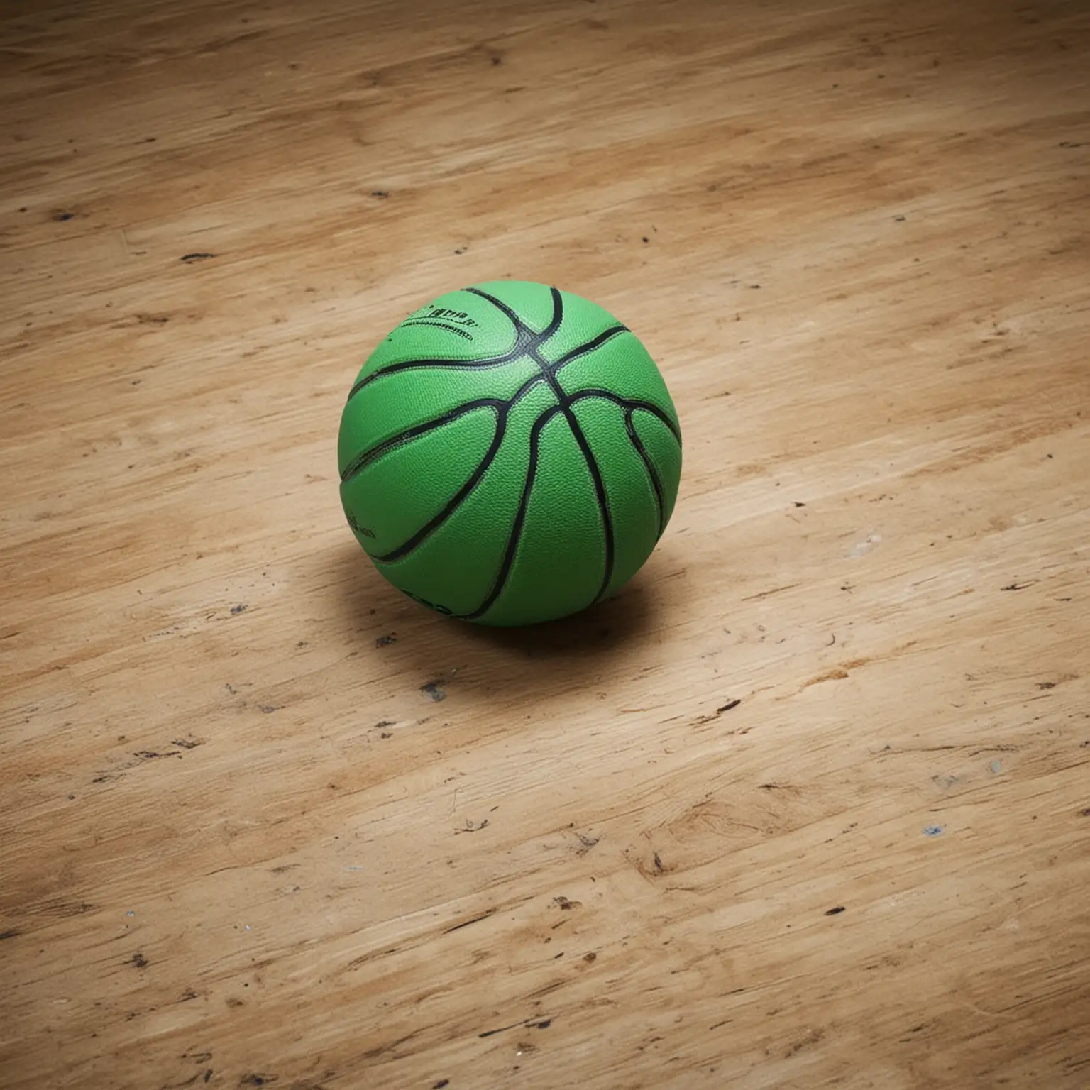 green basketball