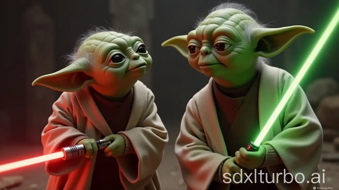 Pelpetin-and-Yoda-Facing-Off-with-Lightsabers