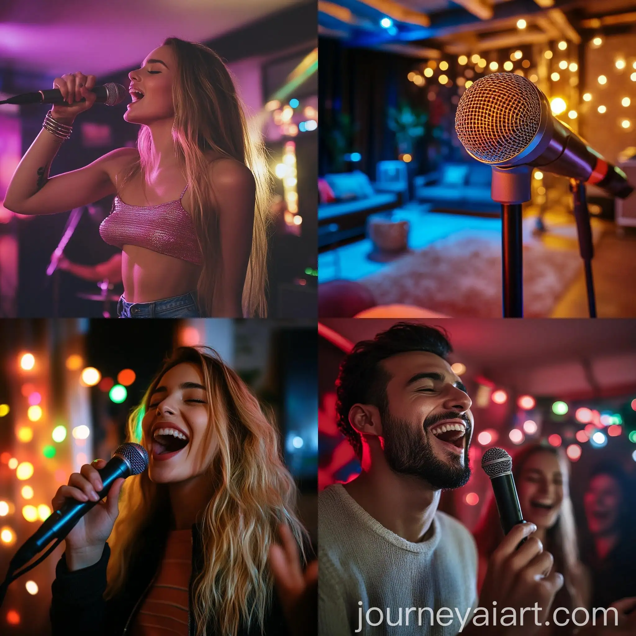 Home-Karaoke-Party-with-Friends