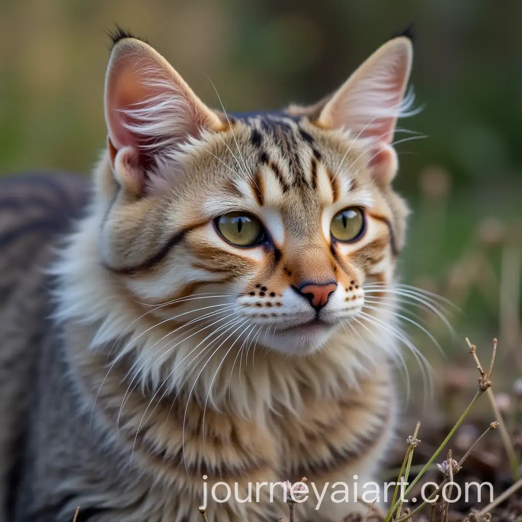 Cute-Cat-Sitting-in-a-Cozy-Indoor-Setting