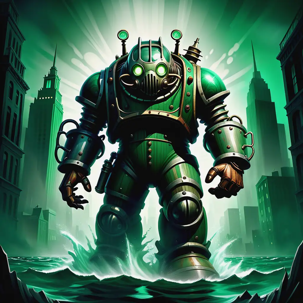 Dark Green BioShockInspired Artwork in North America