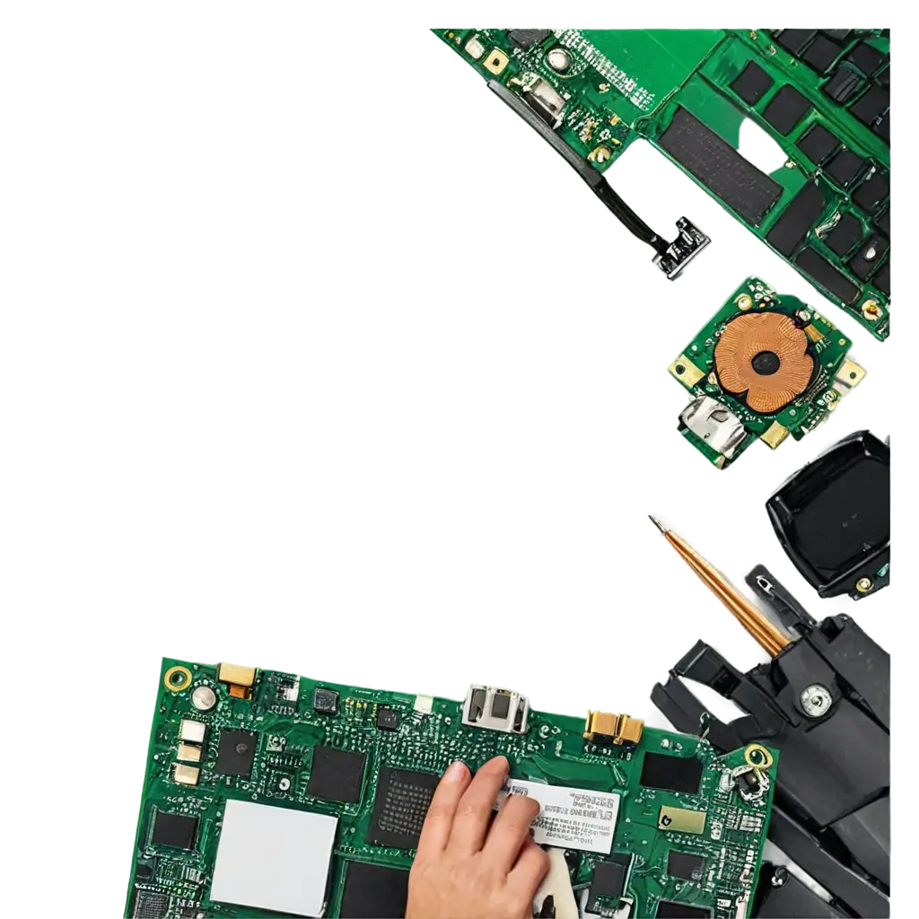 hardware computer, laptop,cpu etc repair poster