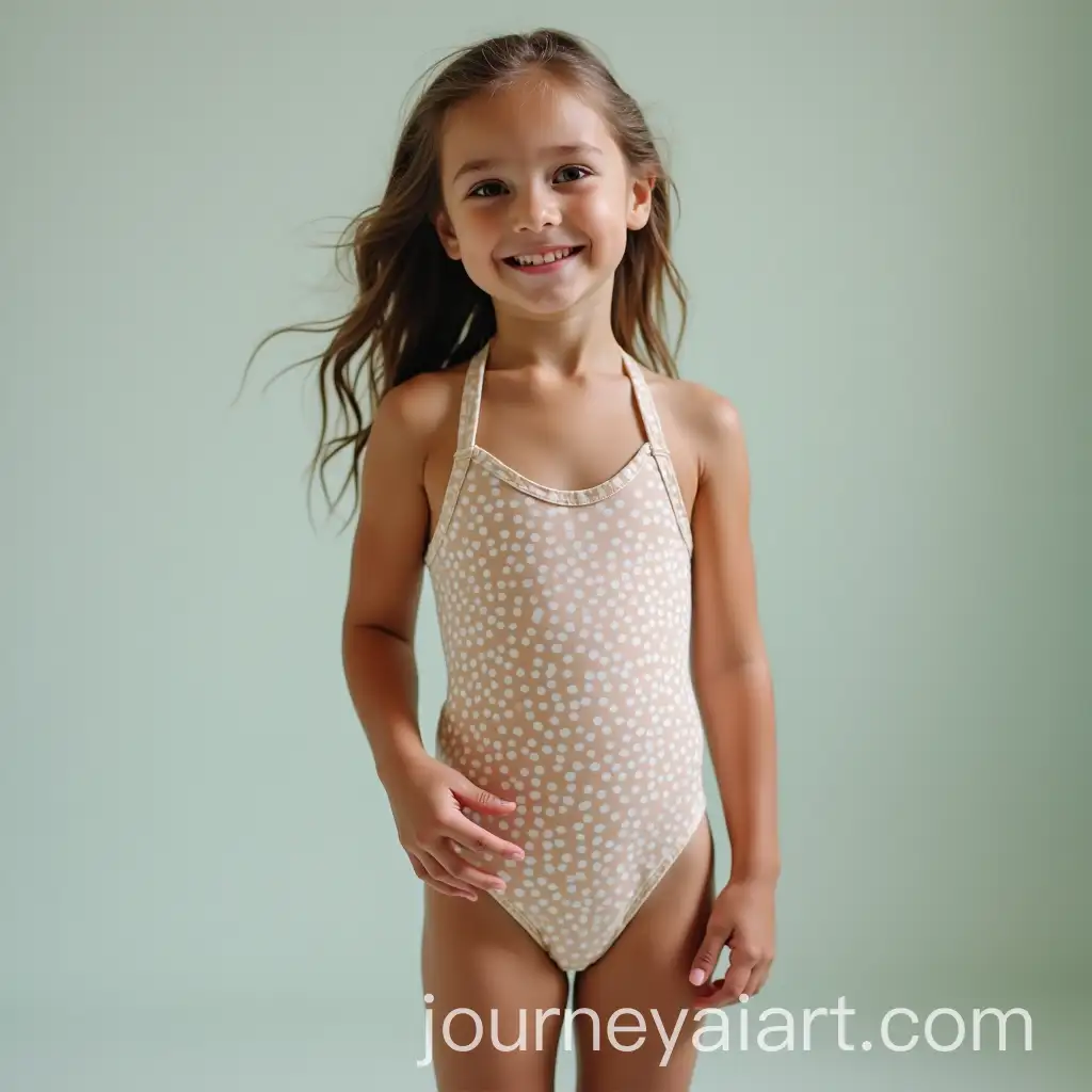 Little-Girl-in-a-Tight-Swimsuit-at-the-Beach
