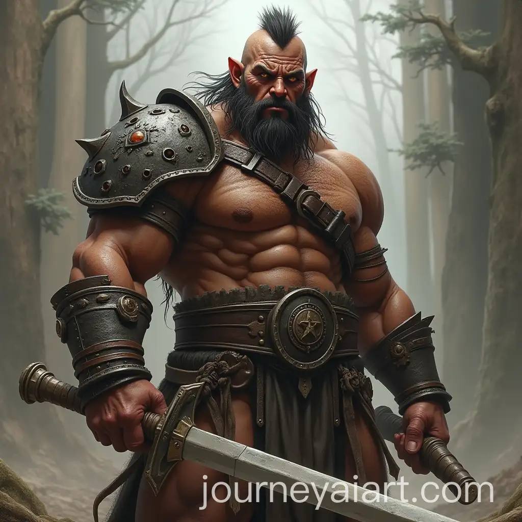 HalfOrc-Barbarian-Jock-in-Intense-Combat