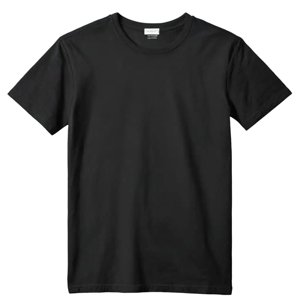 Modern-Black-TShirt-PNG-Image-for-Graphic-Design-and-Branding