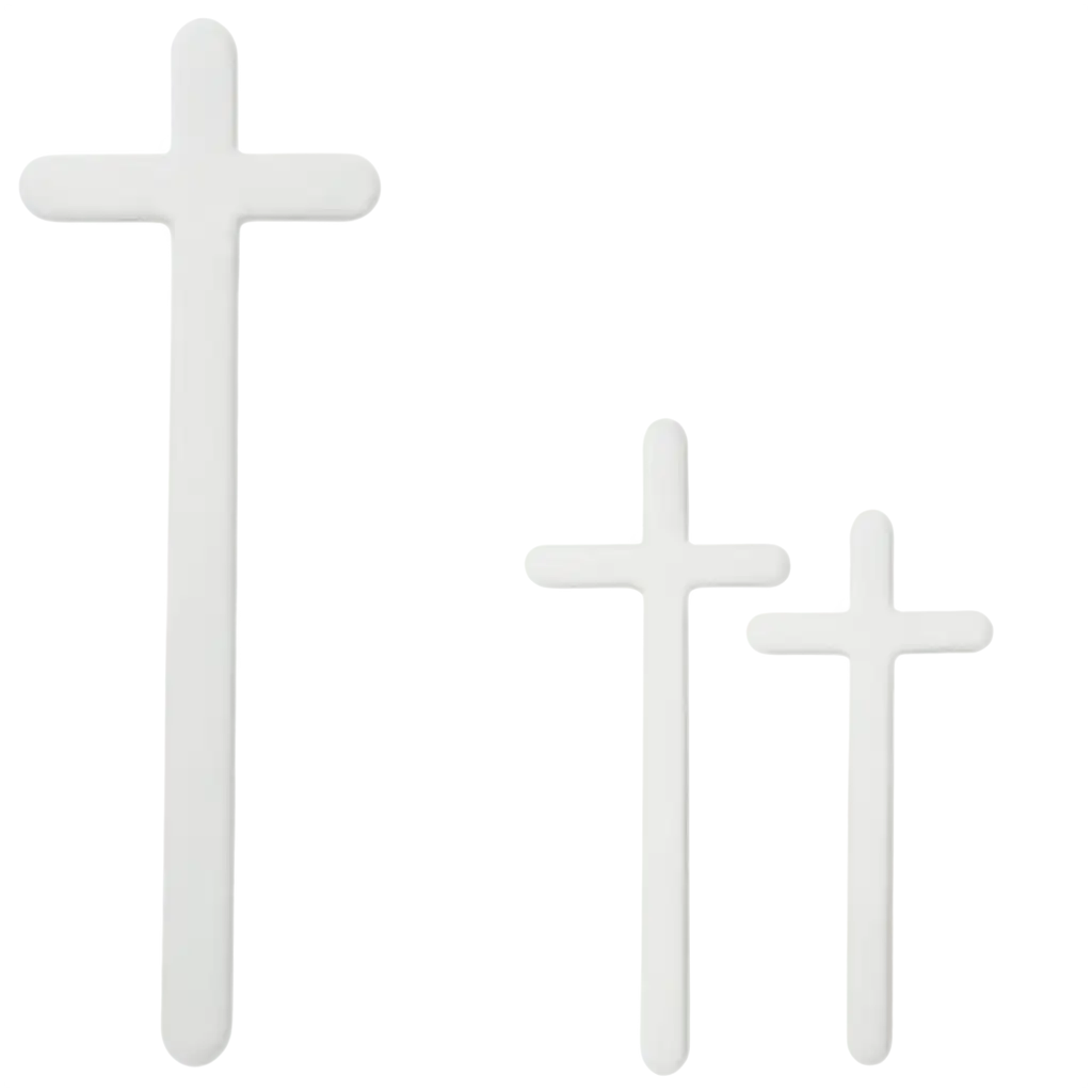 White-Upside-Down-Cross-PNG-A-Symbol-of-Distinctive-Imagery