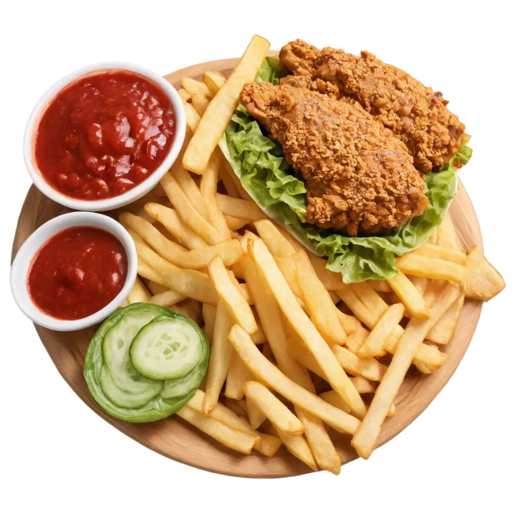 Delicious-Fresh-Chips-with-Chicken-Salad-and-Sauces-PNG-Image-for-Food-Promotions