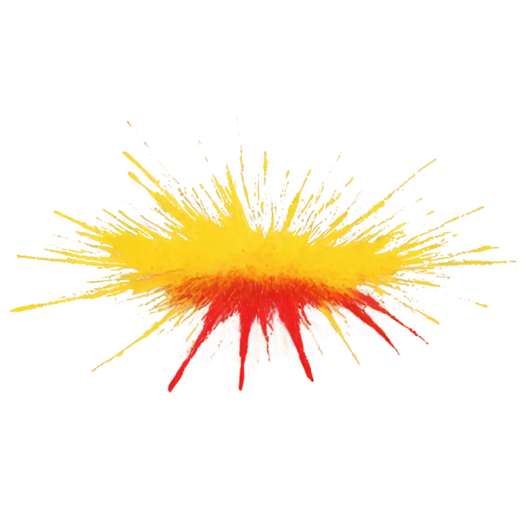 Vivid-Red-and-Yellow-Mix-Powder-Splash-PNG-Image-with-20cm-Radius-Gradient-Effect