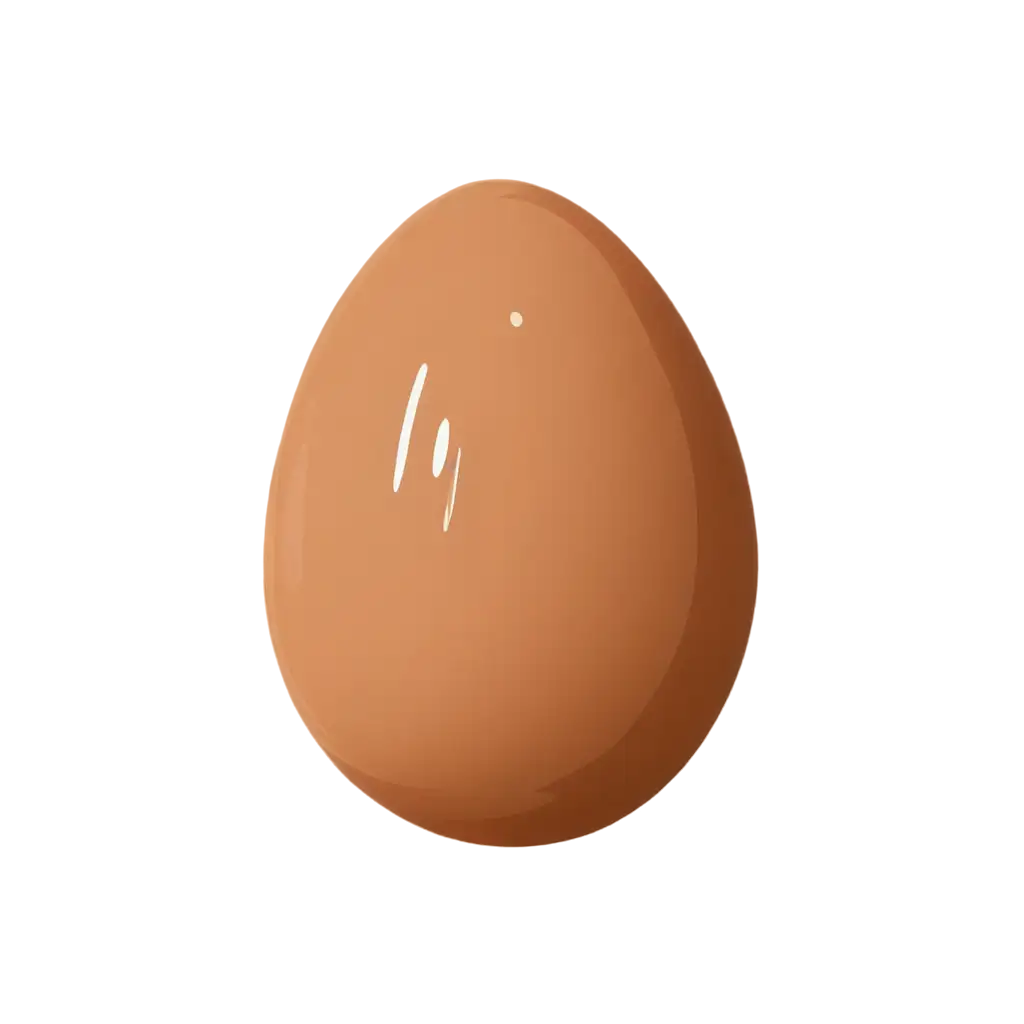 2D Egg, Cartoon Style