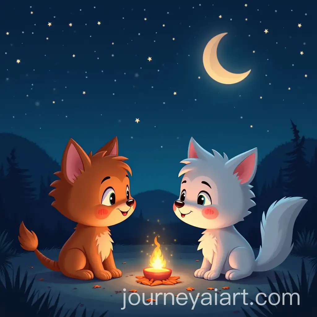 Cartoon-Animals-Bedtime-Story-Time-with-Momy-for-Little-Animals