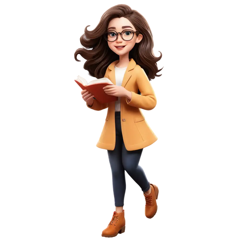 Girl-With-Glasses-and-Open-Book-PNG-Free-Clipart-for-Creative-Projects