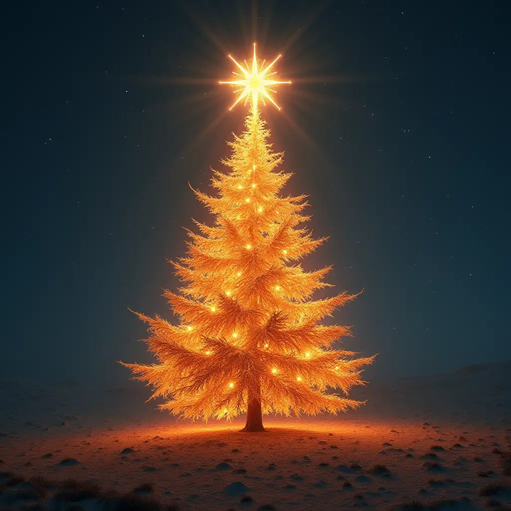 solar image with look like christmad tree