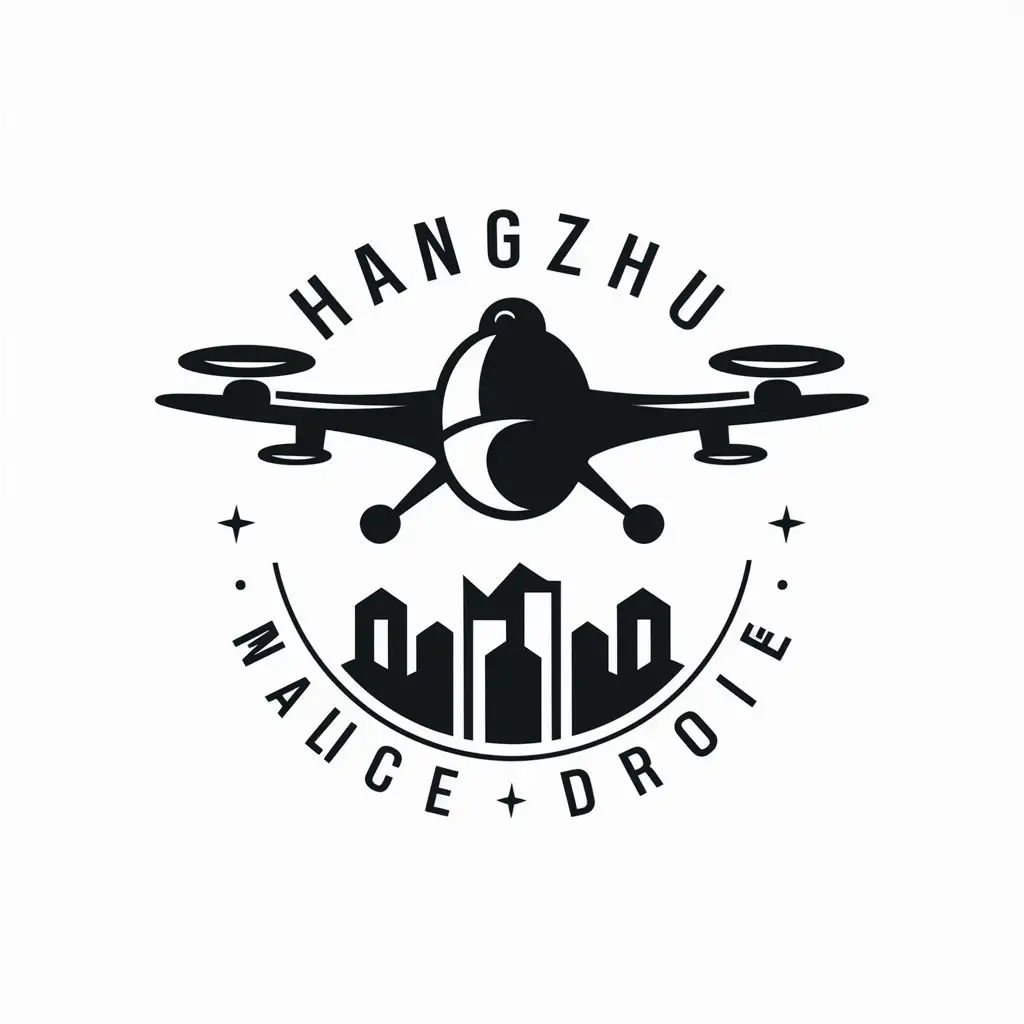 LOGO-Design-For-Hangzhou-Airplane-Police-Drone-Vector-Logo-on-Clear-Background