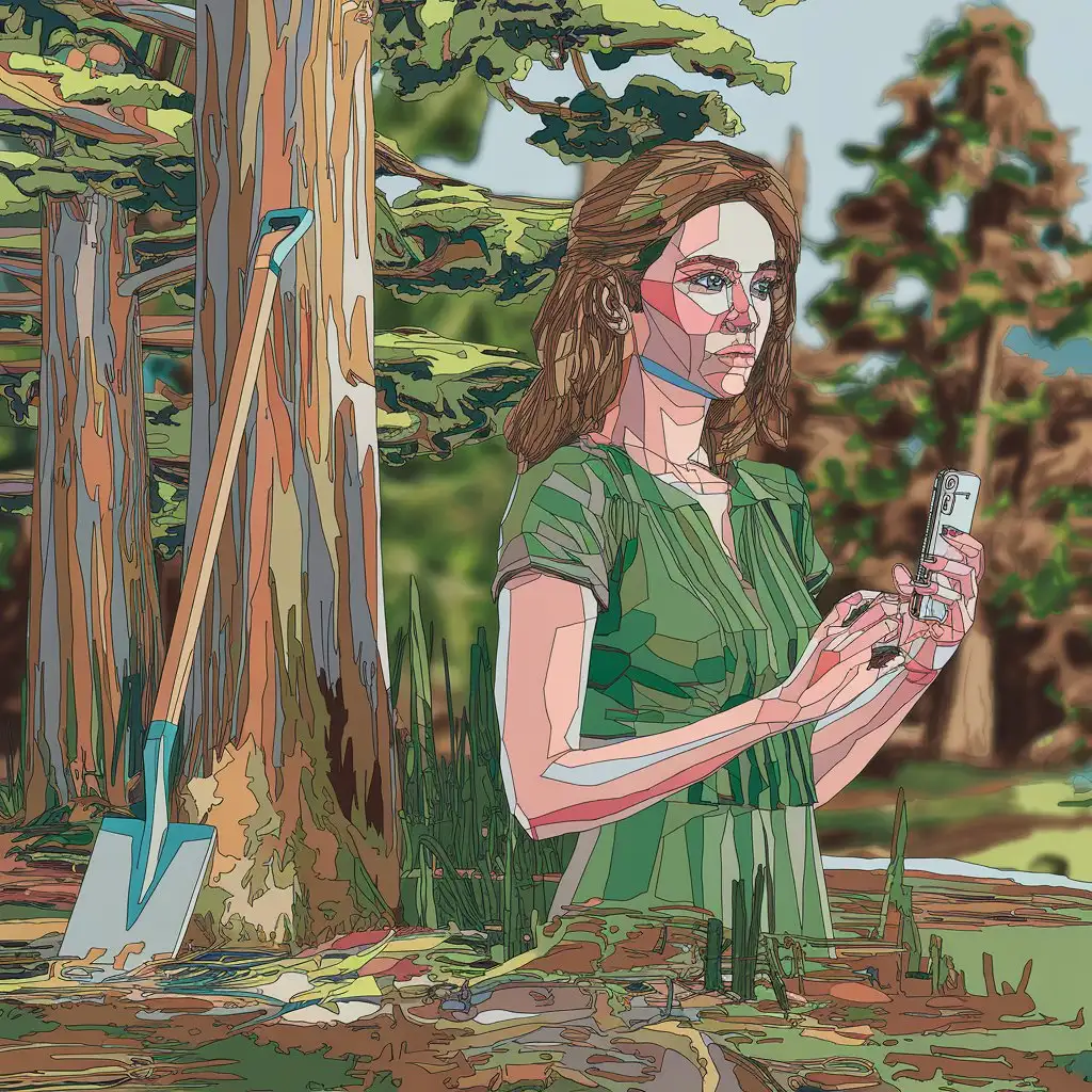 She said she'd call to find out about their cakes, but I remember very vaguely: Axe, carpet, shovel, forest..