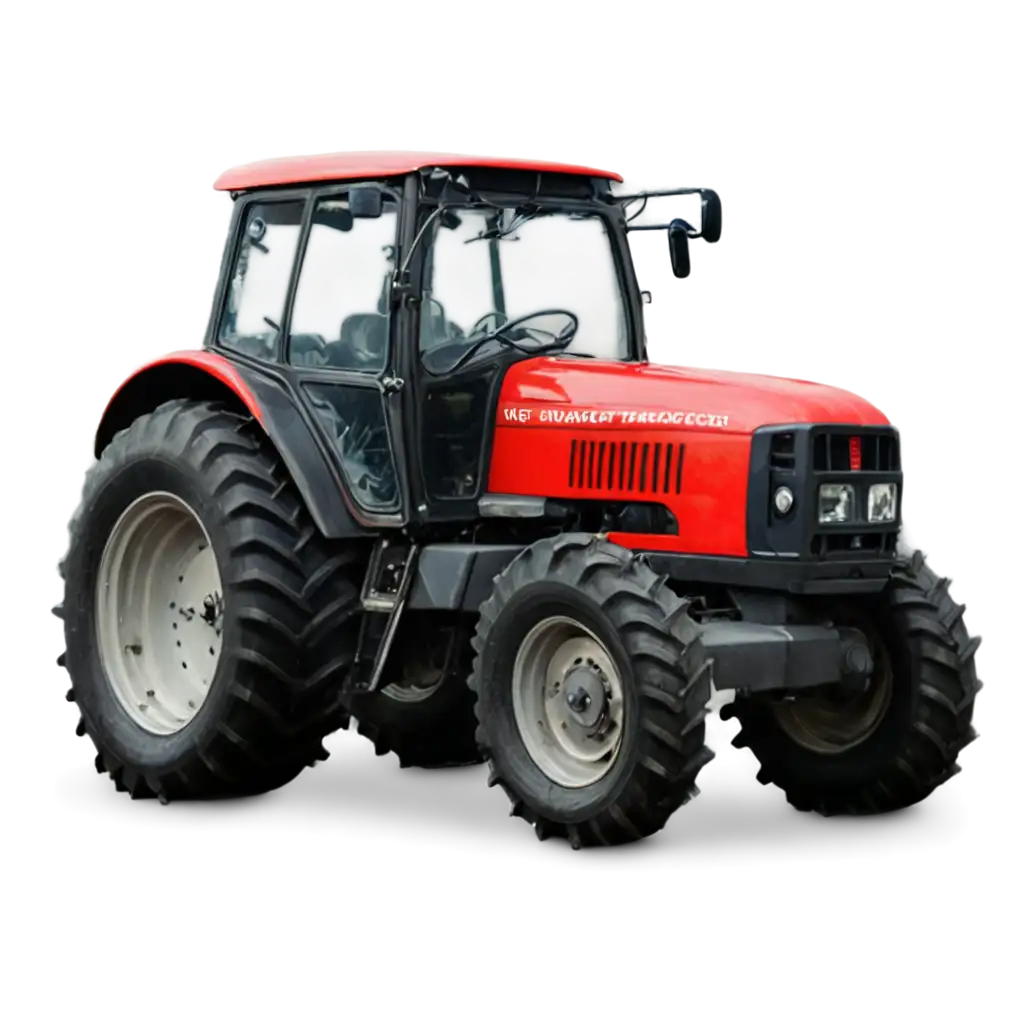 HighQuality-Red-Tractor-PNG-with-Transparent-Background-for-Versatile-Usage