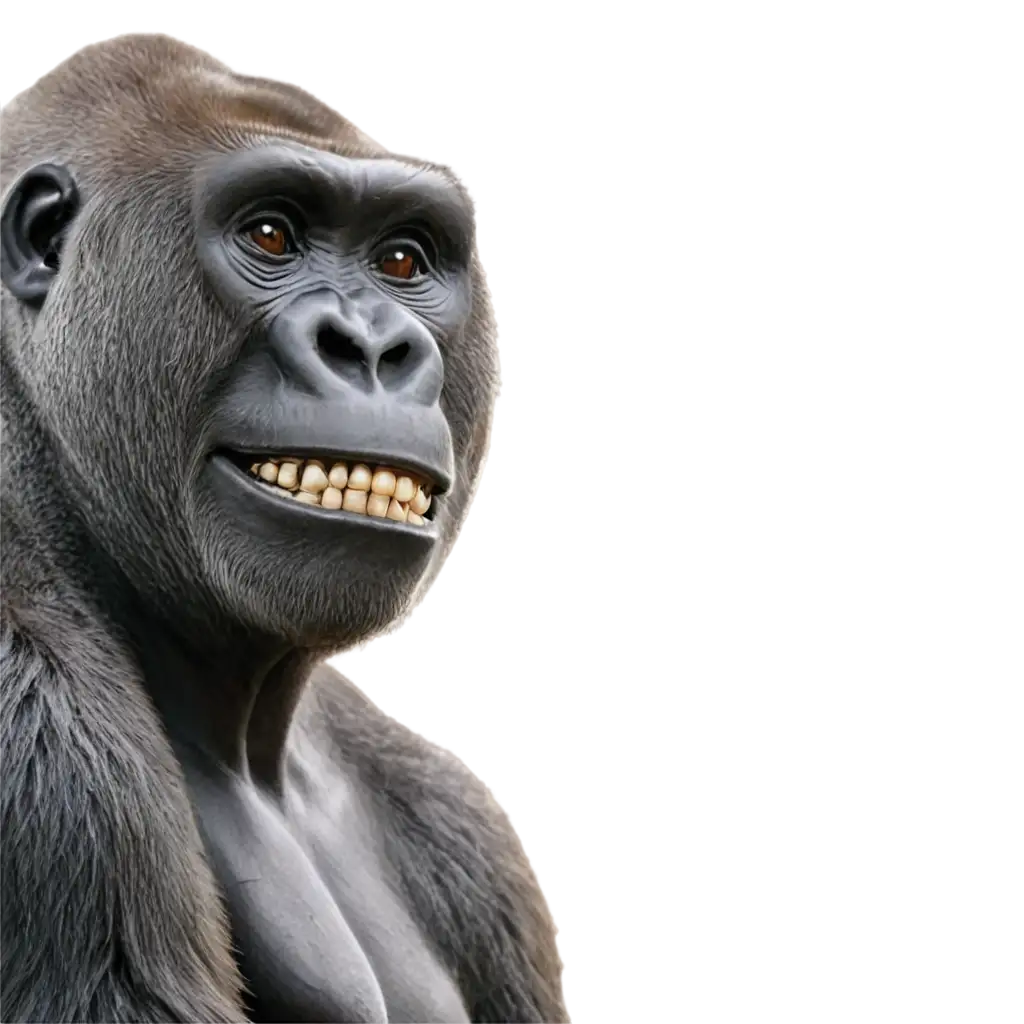 Gorilla-Smile-PNG-Image-Captivating-Primate-Expression-in-HighQuality-Format