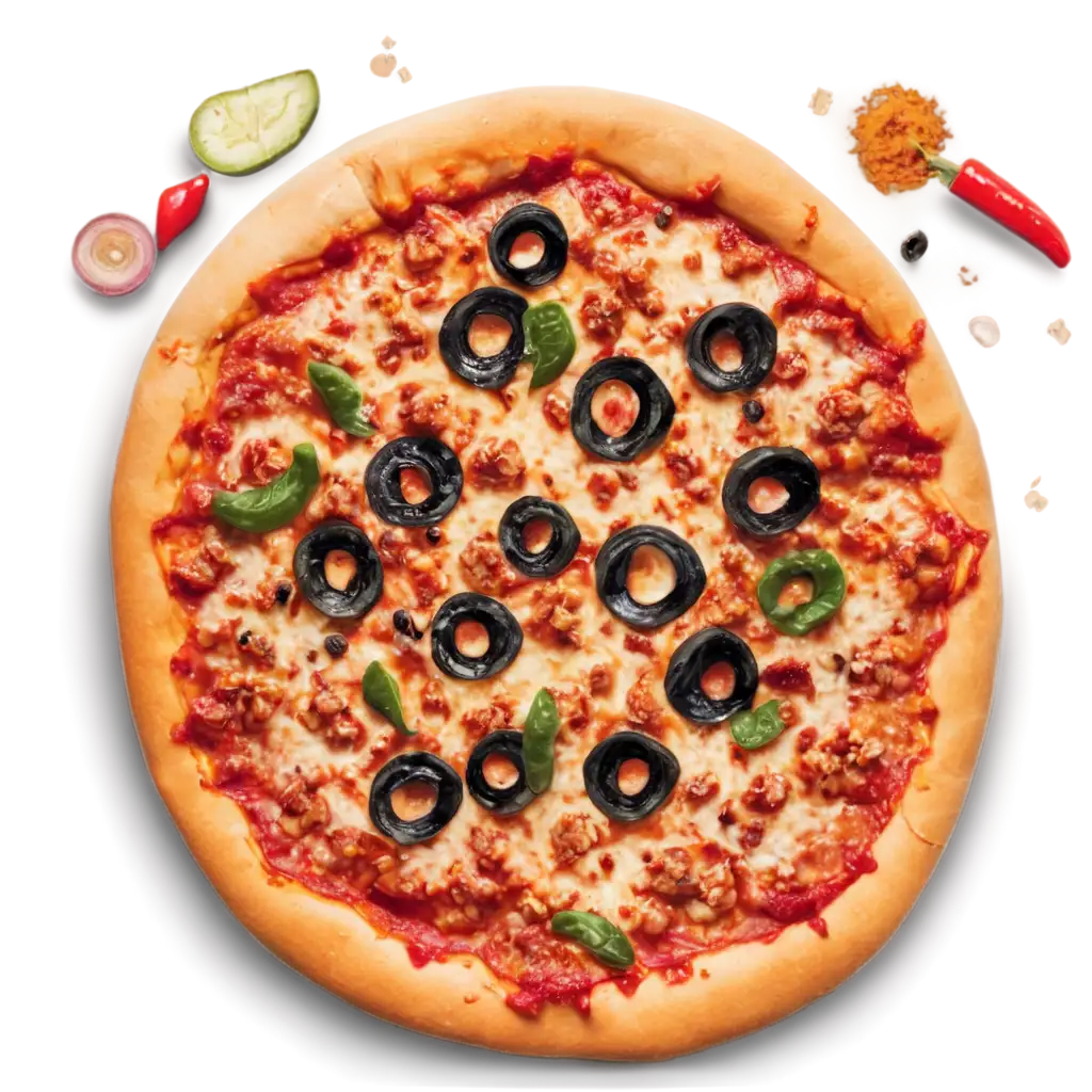 Hot-and-Spicy-Pizza-PNG-Image-Flavorful-Visuals-for-Culinary-Delights