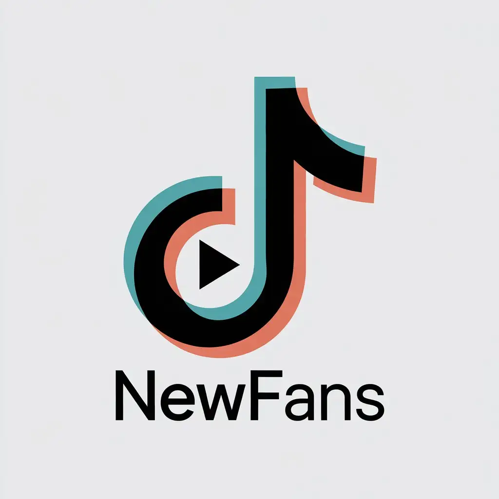 LOGO-Design-For-NEWFANS-Minimalistic-Symbol-Inspired-by-TIKTOK