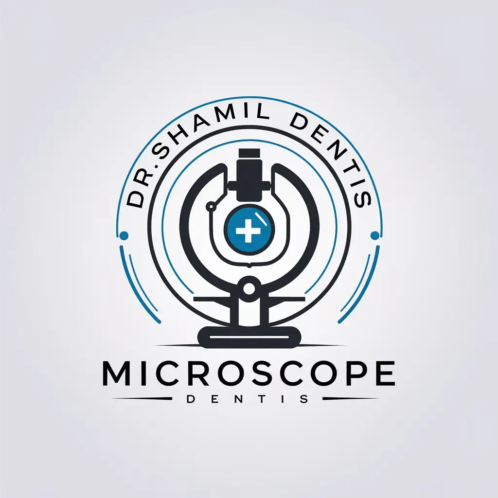 LOGO-Design-for-Dr-Shamil-Dentis-Minimalistic-Microscope-Symbol-for-the-Medical-Dental-Industry